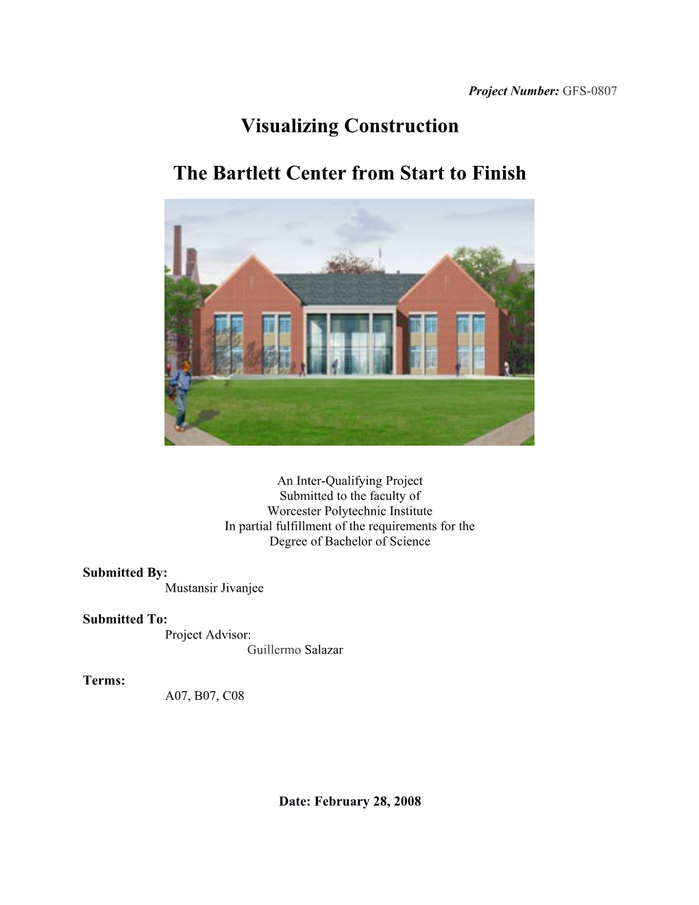 The Bartlett Center from Start to Finish