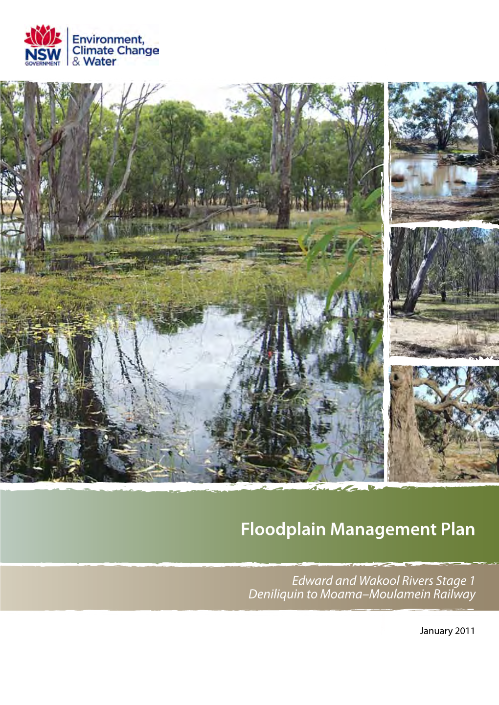 Edward and Wakool Rivers Stage 1 Floodplain Management Plan