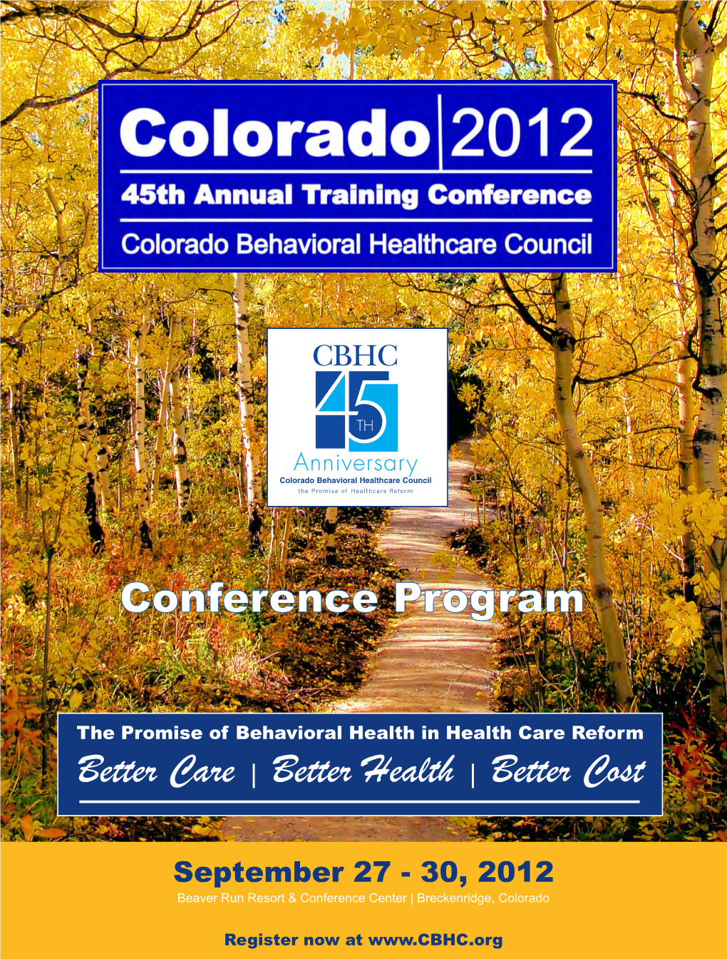 CBHC 2012 Conference Program 7-24-12.Cdr
