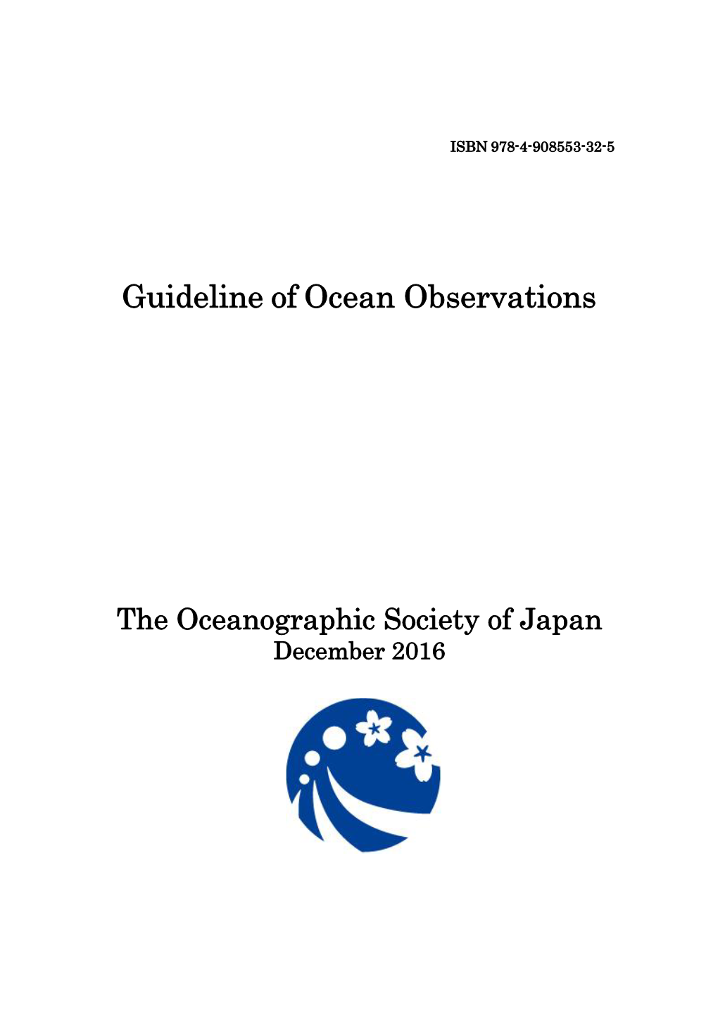 Guideline of Ocean Observations