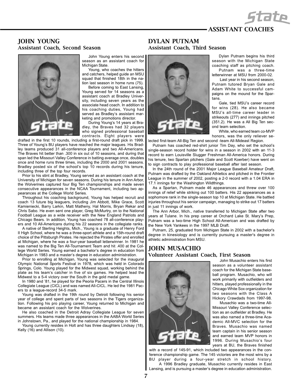 2005 Baseball Media Guide 7-18