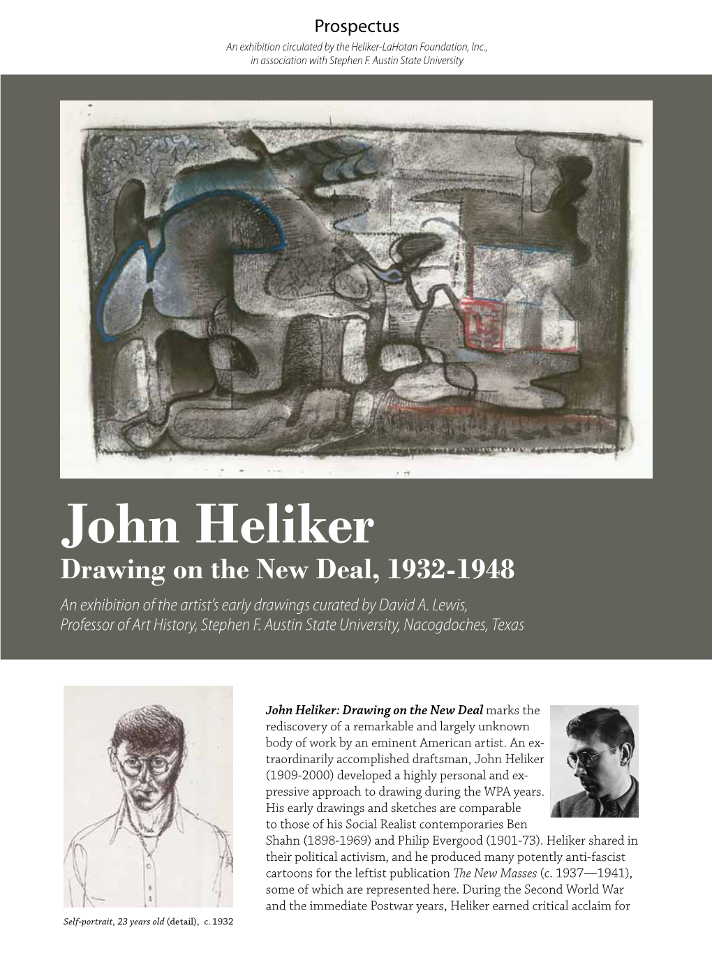 John Heliker Drawing on the New Deal, 1932-48