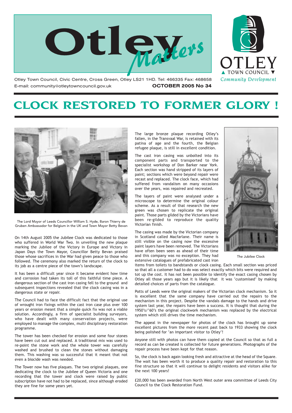 Otley Matters OCT 2005 L&P