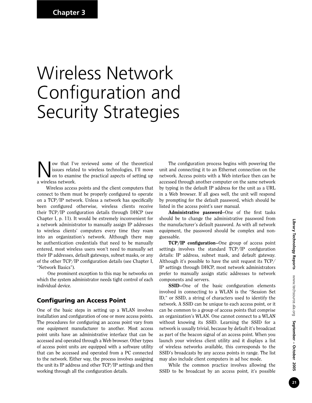 Wireless Network Configuration and Security Strategies