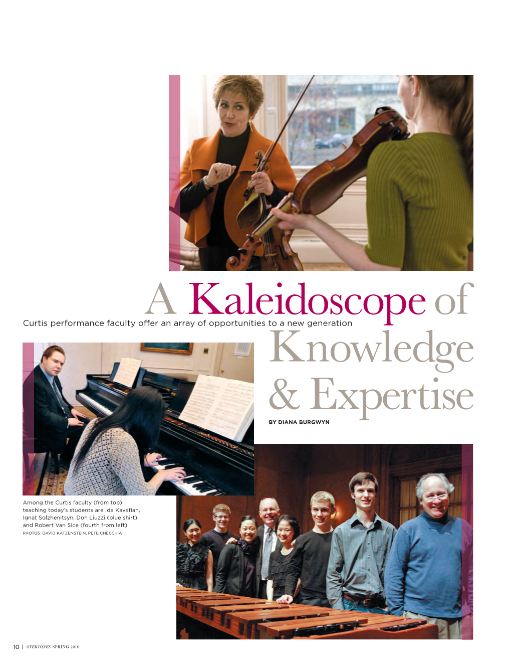 A Kaleidoscope of Knowledge & Expertise
