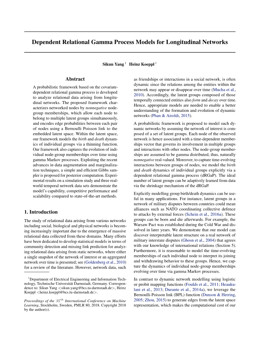 Dependent Relational Gamma Process Models for Longitudinal Networks