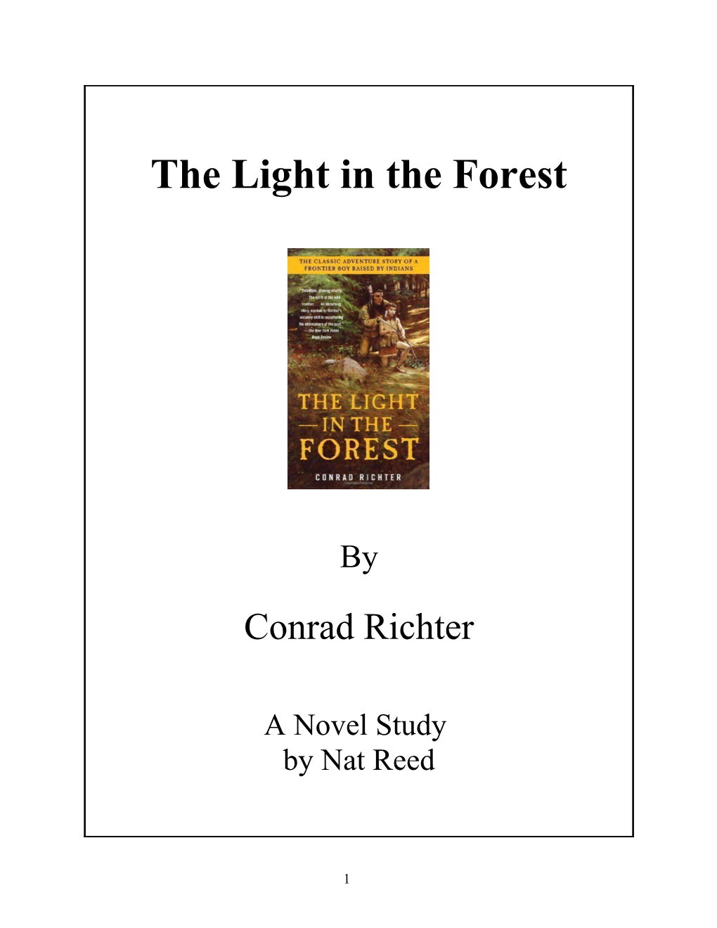 The Light in the Forest