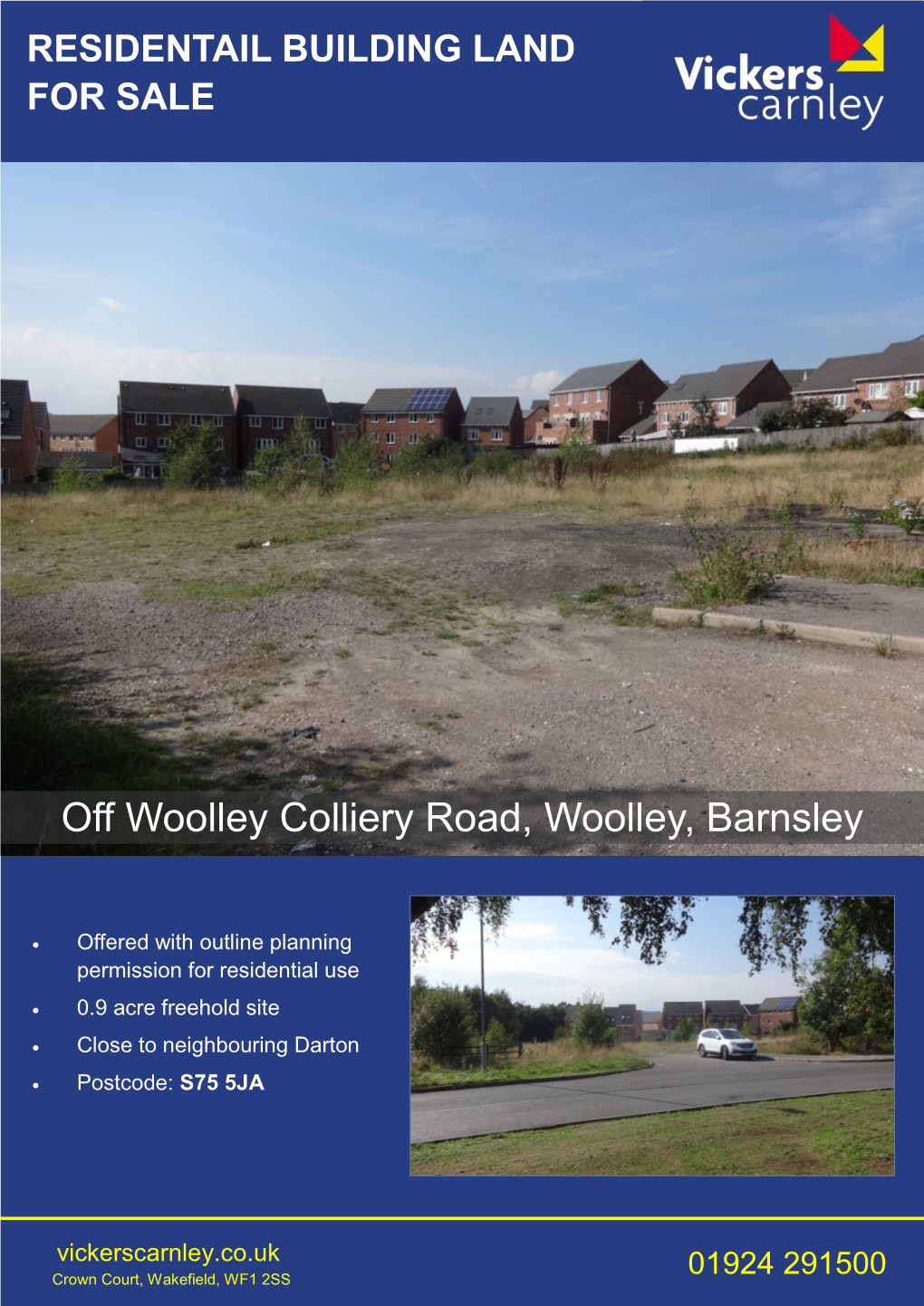 Off Woolley Colliery Road, Woolley, Barnsley