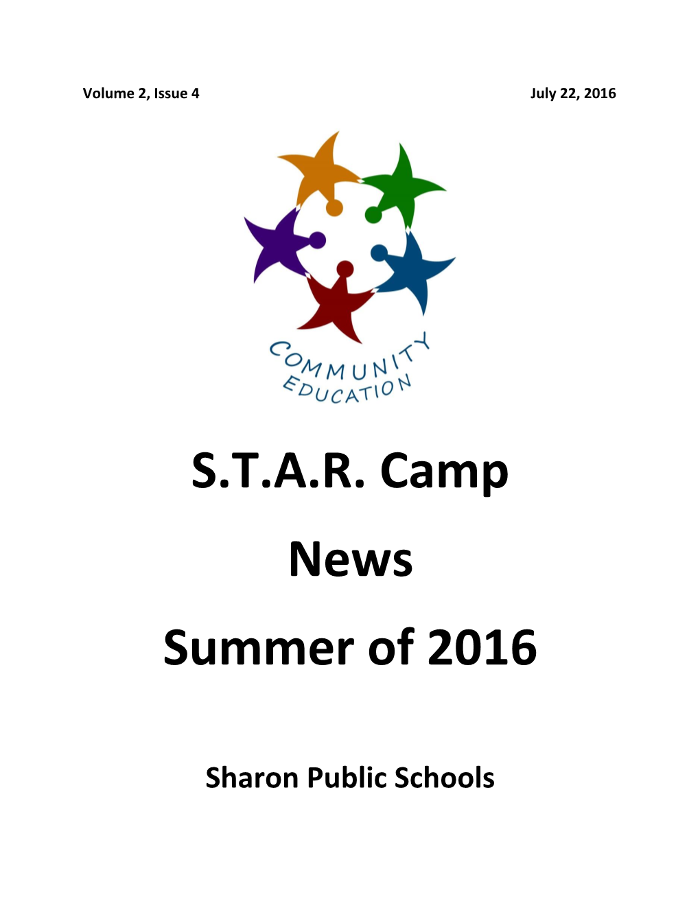 S.T.A.R. Camp News Summer of 2016