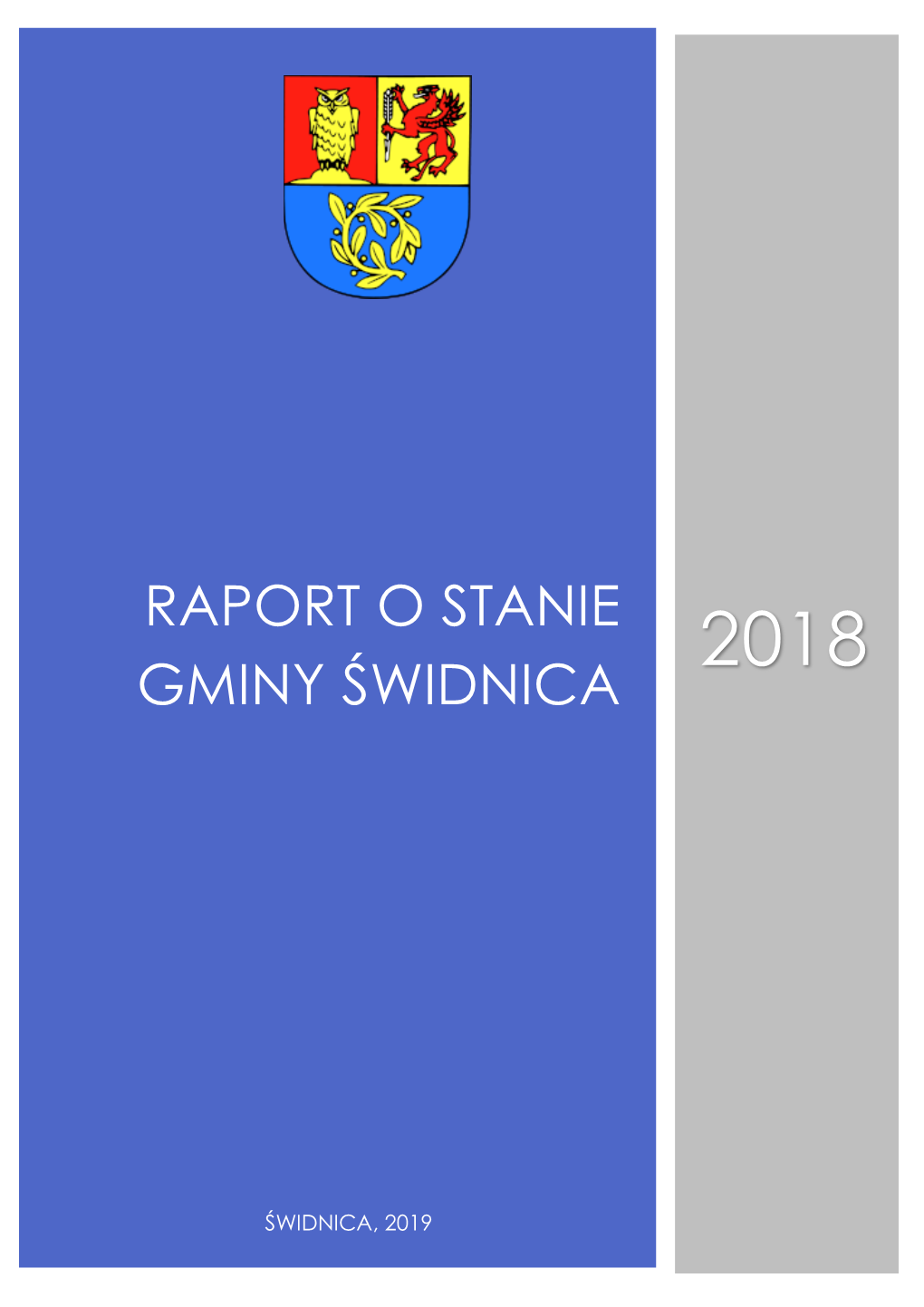 Raport O Stanie Gminy Świdnica 2018