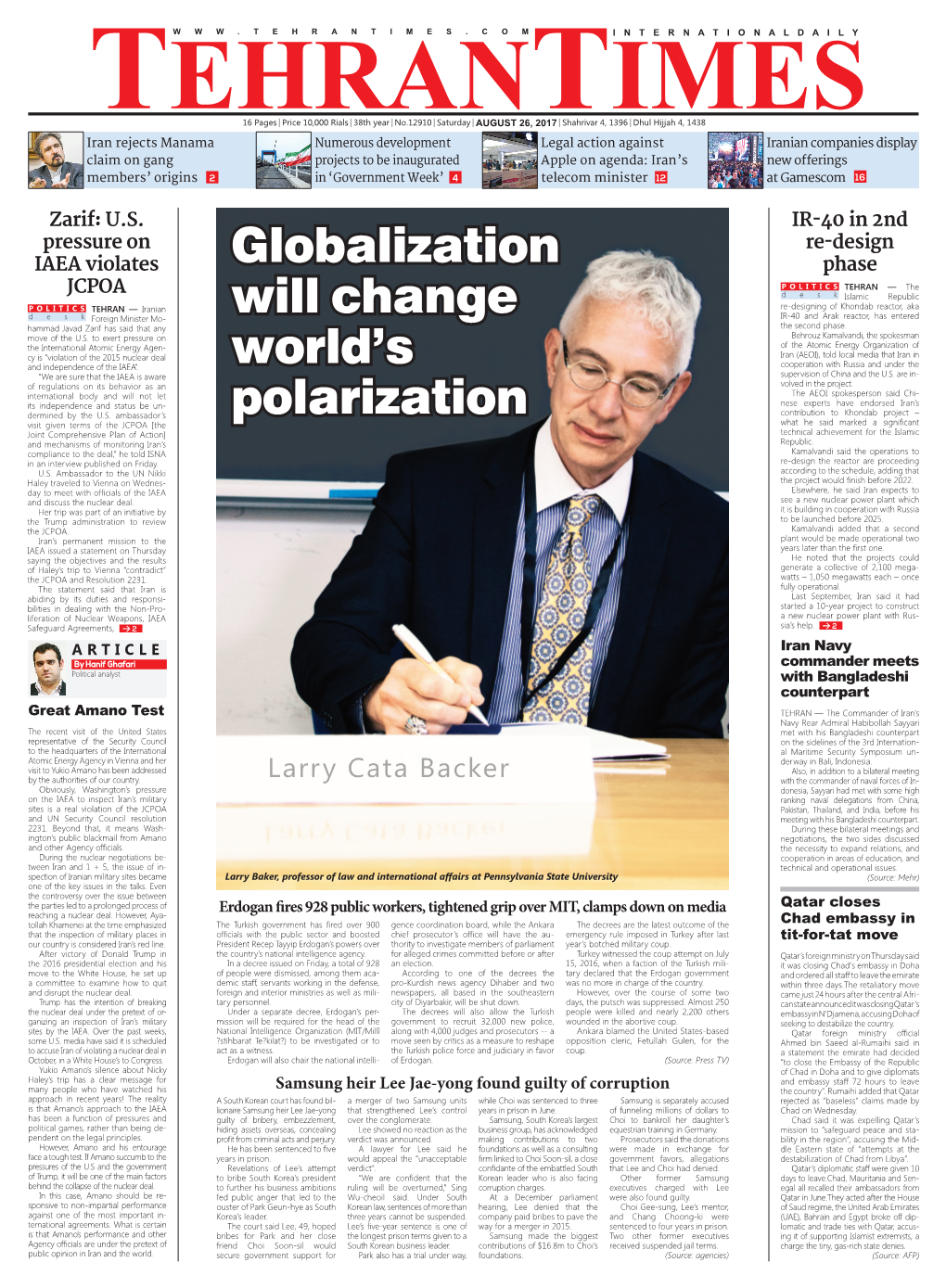 Globalization Will Change World's Polarization