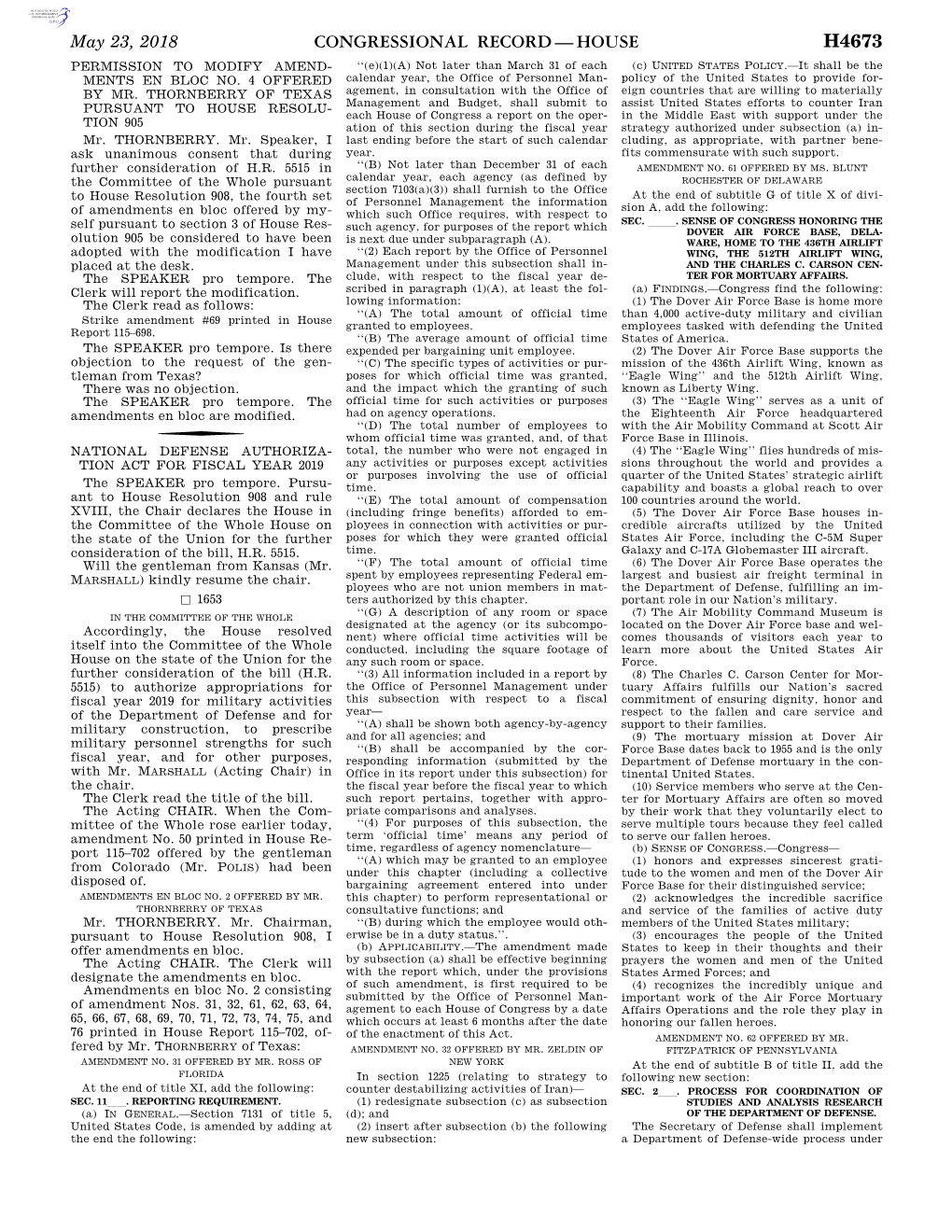 Congressional Record—House H4673