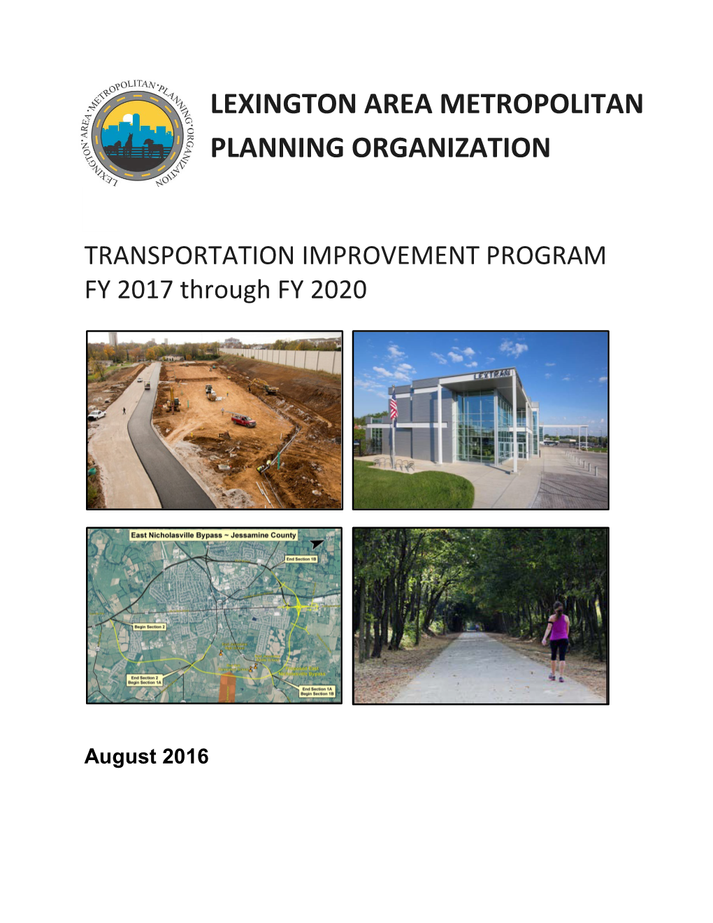 TRANSPORTATION IMPROVEMENT PROGRAM FY 2017 Through FY 2020