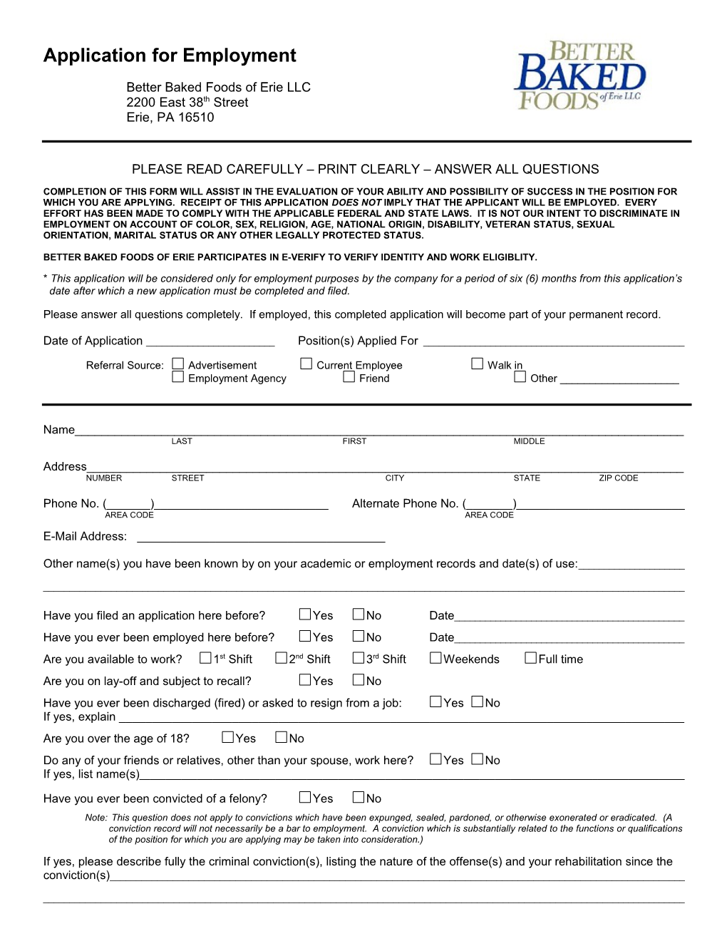 Application for Employment s39