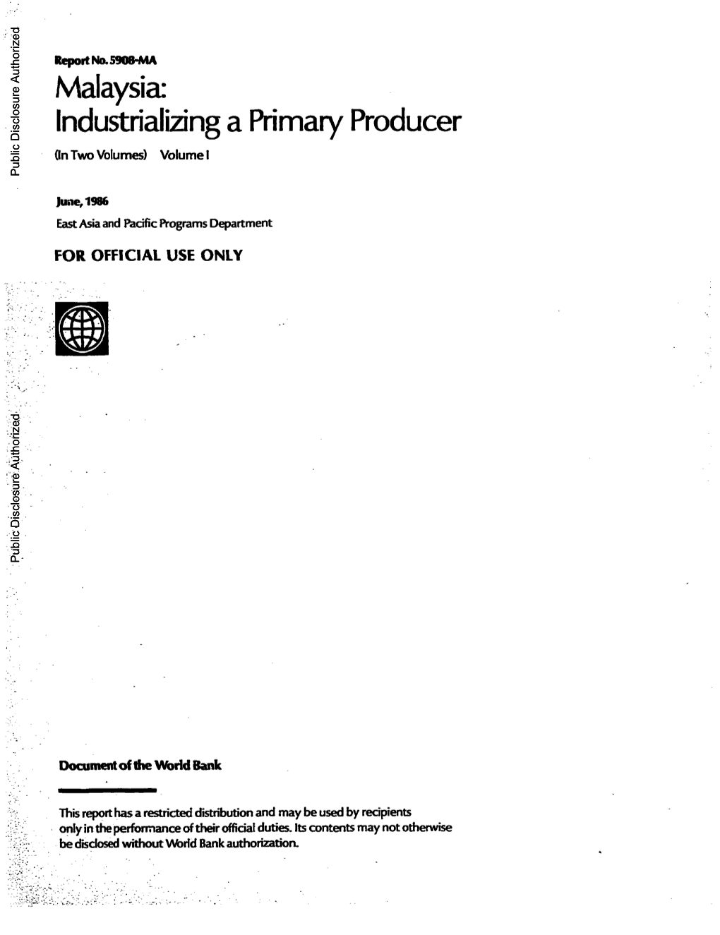 World Bank Document