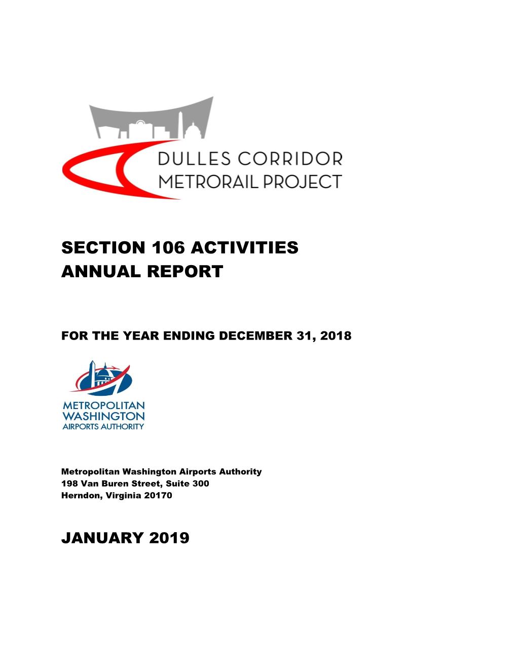 Section 106 Annual Activities Report