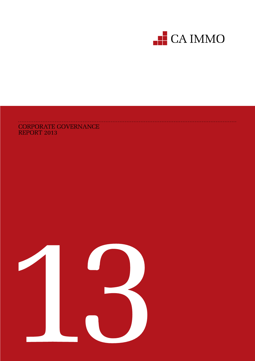 Corporate Governance Report 2013