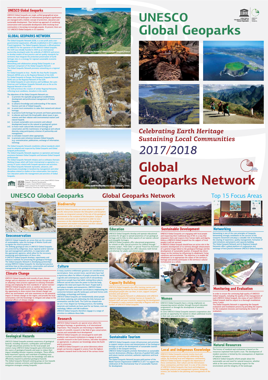 UNESCO Global Geoparks UNESCO Global Geoparks Are Single, Unified Geographical Areas