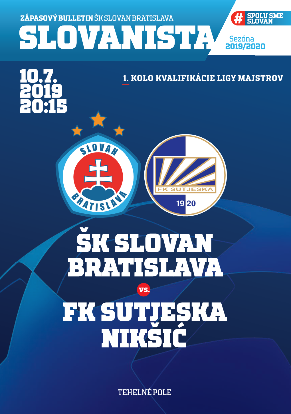 BULLETIN SLOVAN FK Sutjeska Niksic Pressnahlad