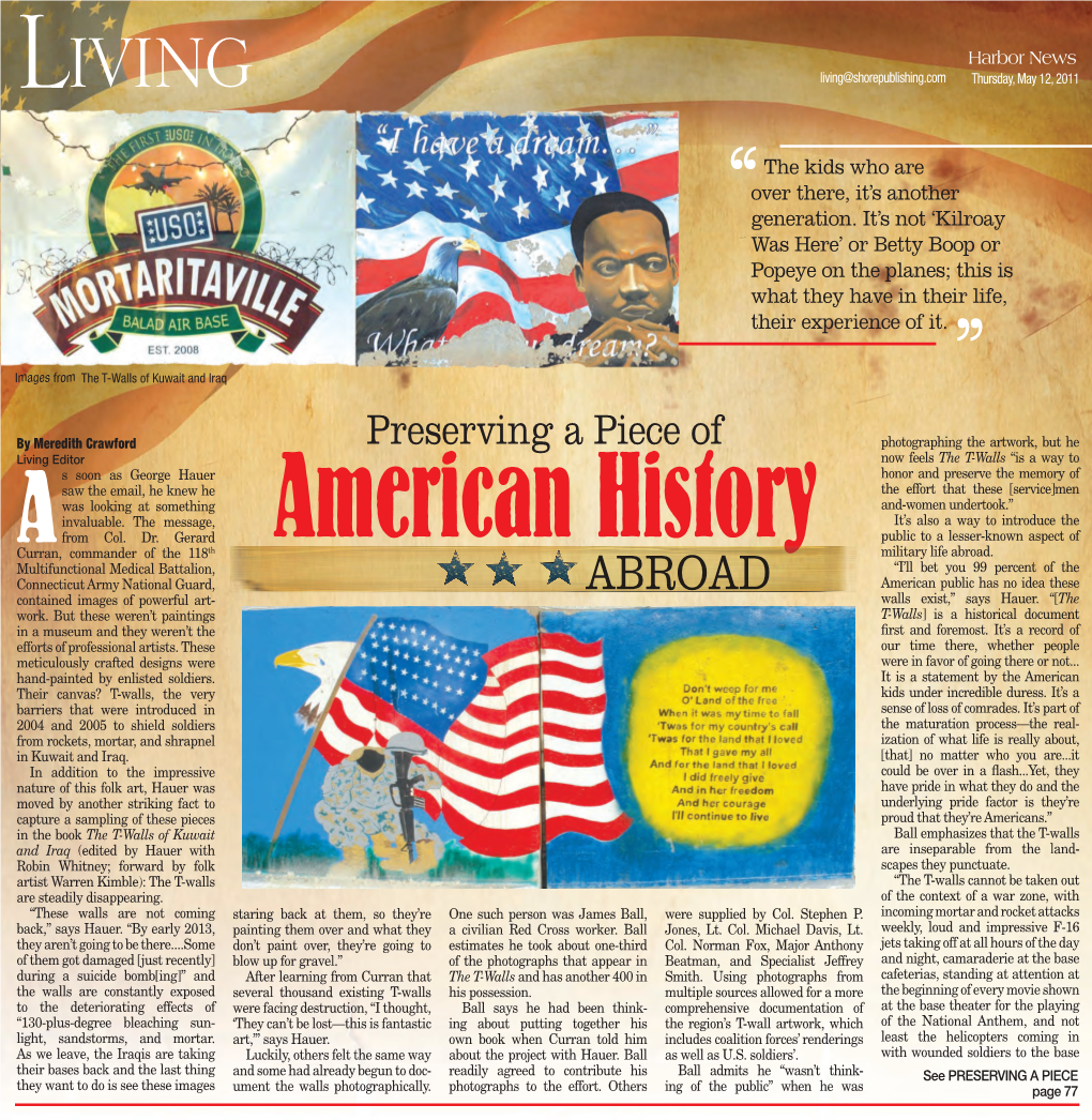 Preserving a Piece of American History Abroad (PDF)