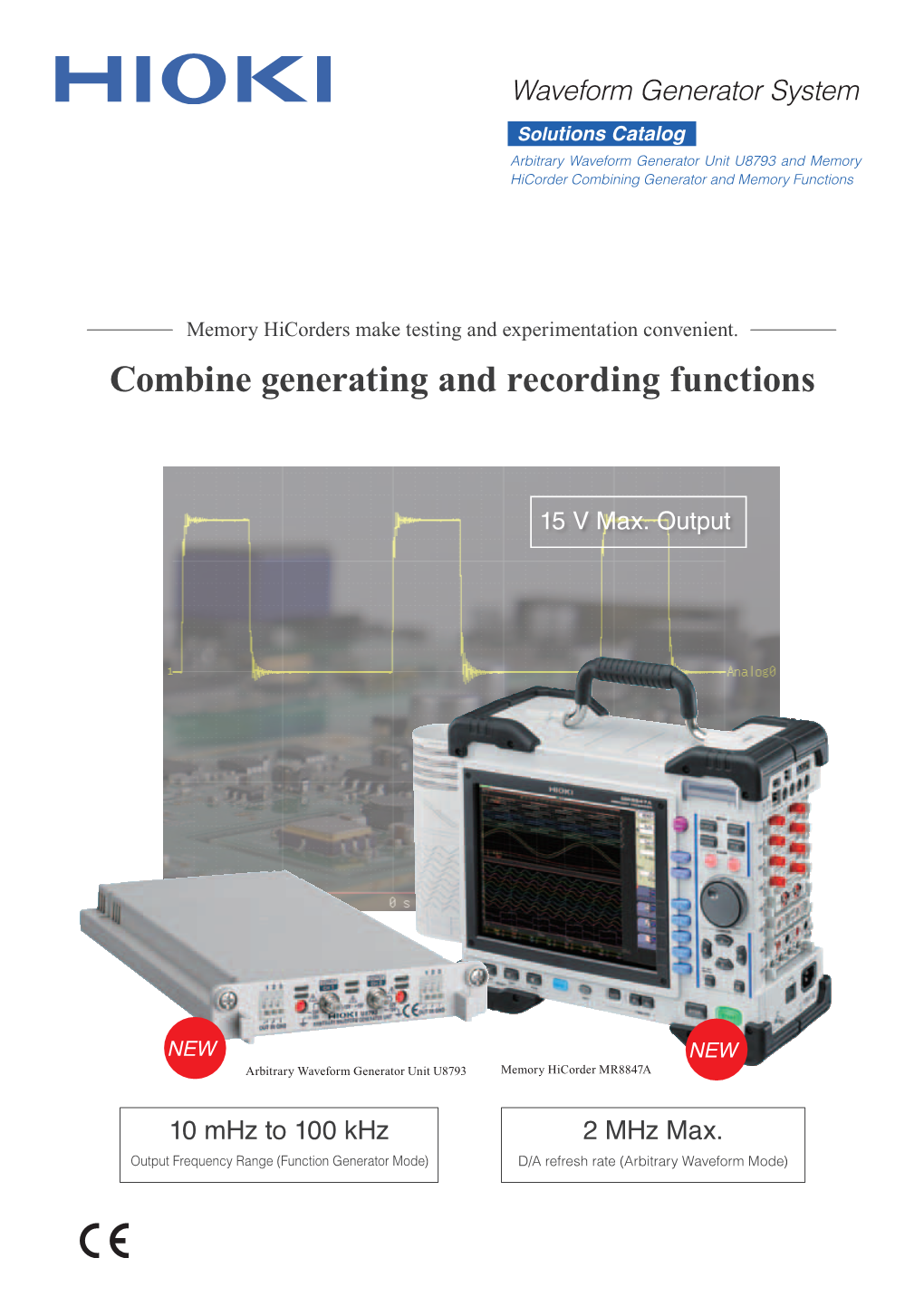 Catalog: Waveform Generator System U8793,MR8847A