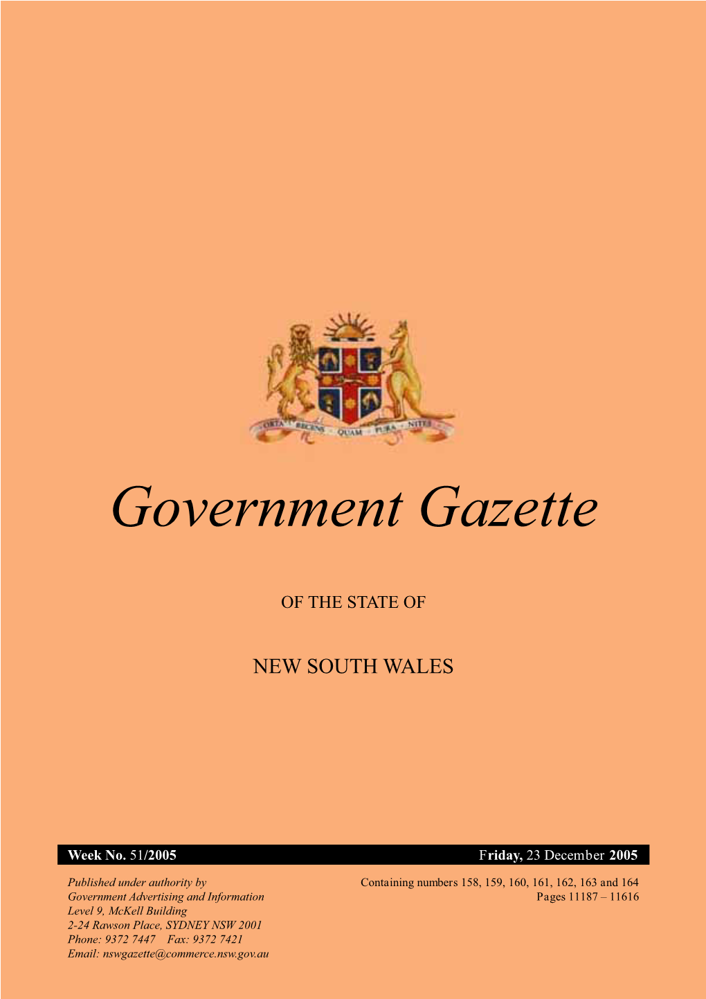 Government Gazette