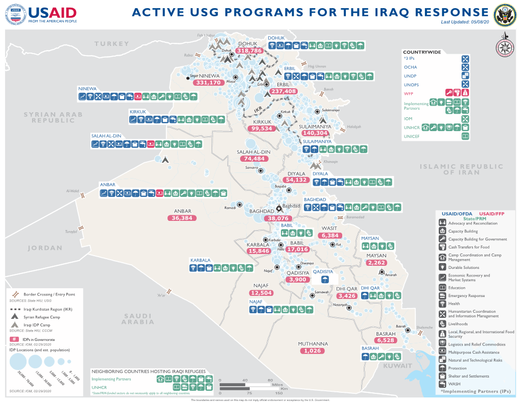 05.08.20 Iraq Displacement Fact Sheet Countrywide