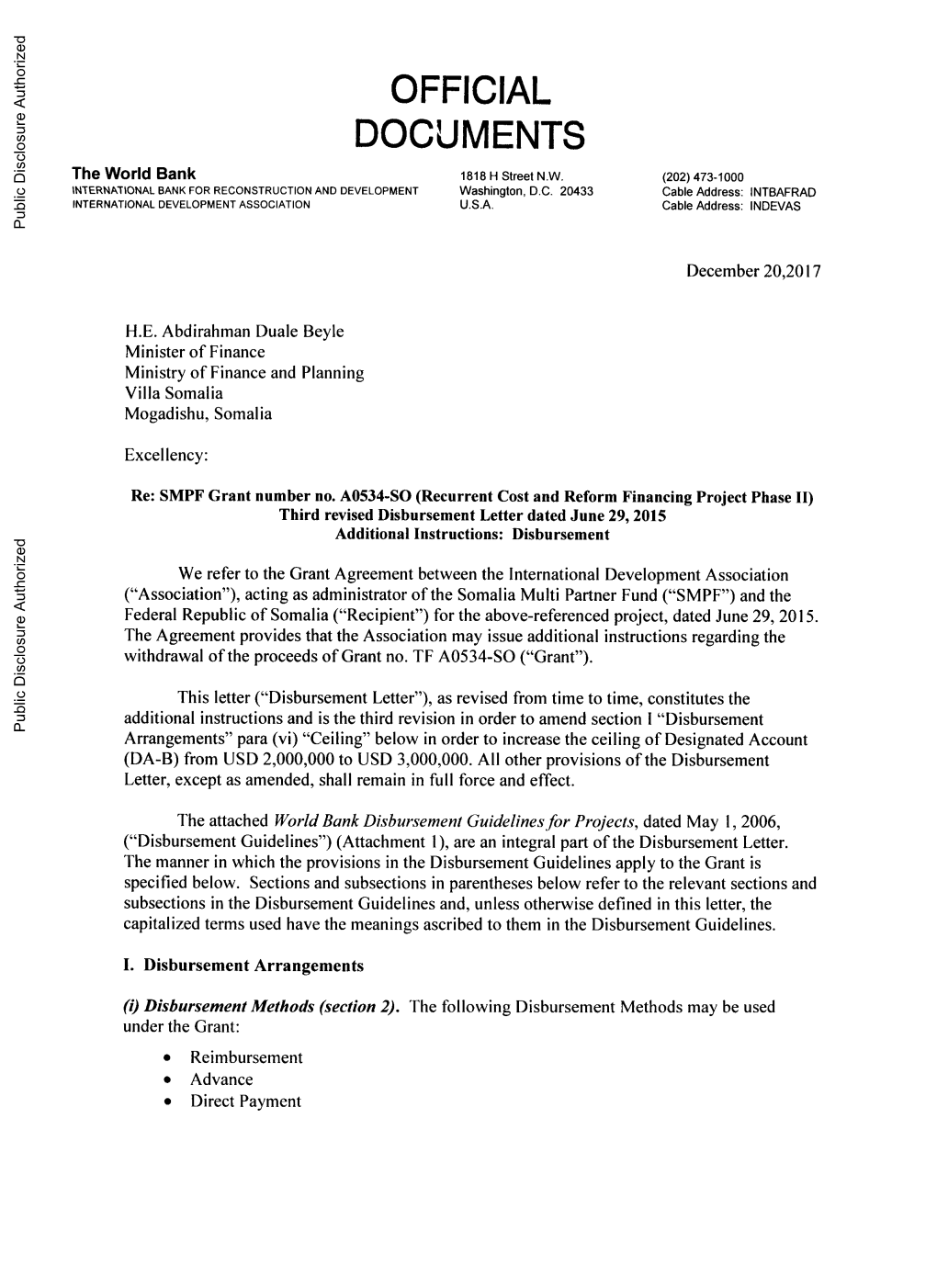 World Bank Document