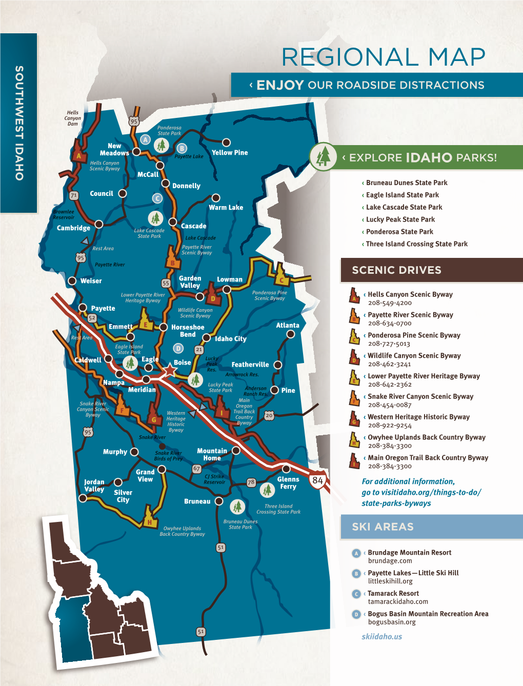 Regional Map ‹ Enjoy Our Roadside Distractions