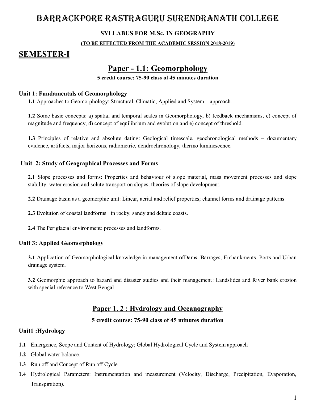 Syllabus of Geography.Pdf