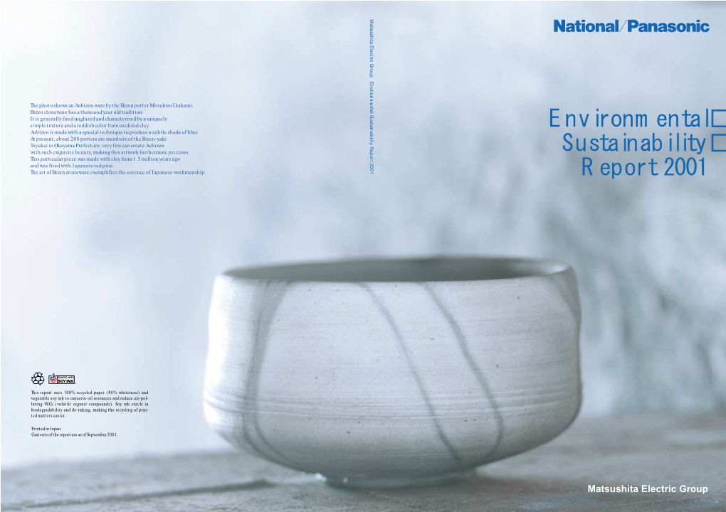 Environmental Sustainability Report 2001