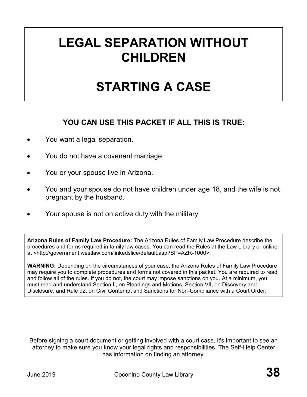 38 Legal Separation Without Children Starting a Case