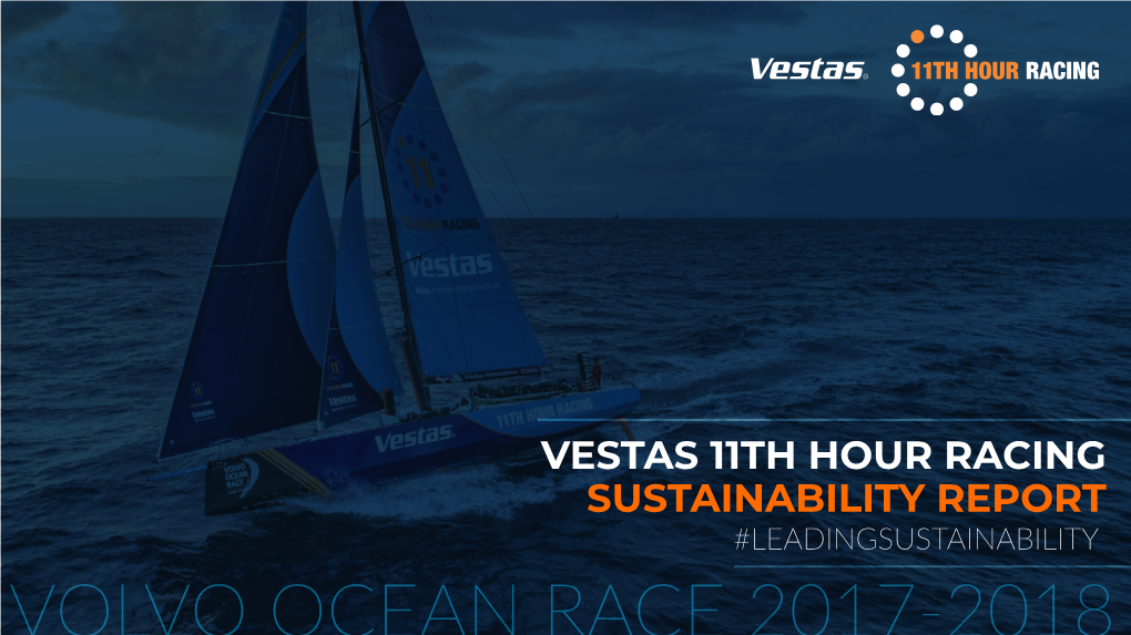 Vestas 11Th Hour Racing Sustainability Report #Leadingsustainability