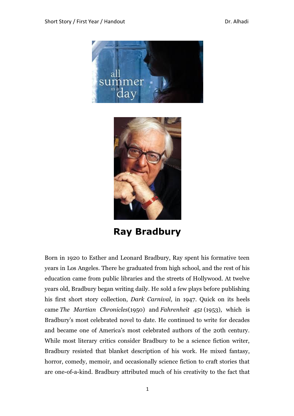 Ray Bradbury