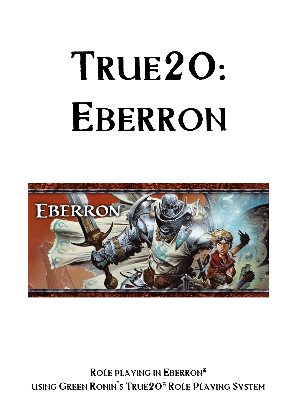 True20 Eberron V1.0