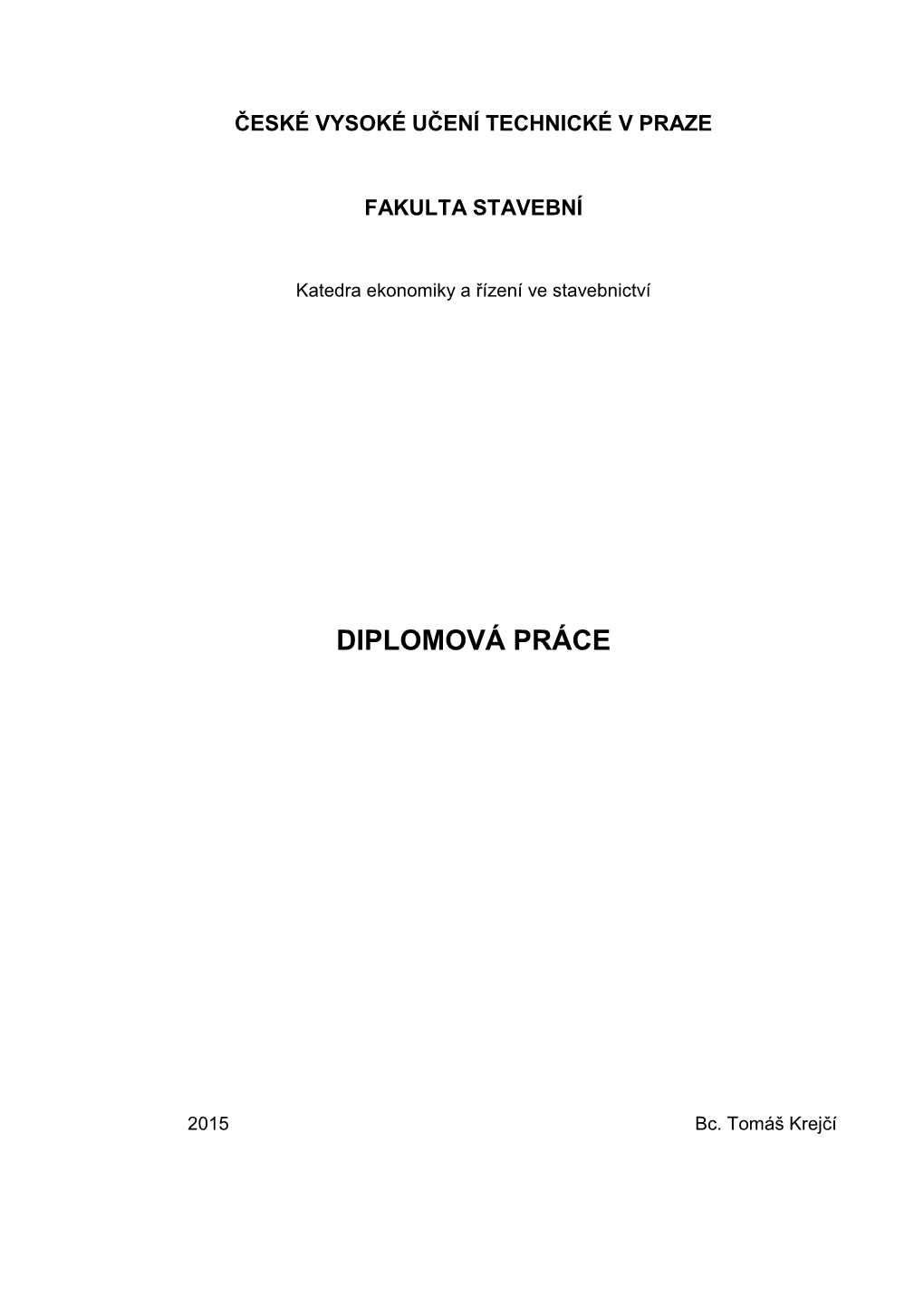 Diplomová Práce