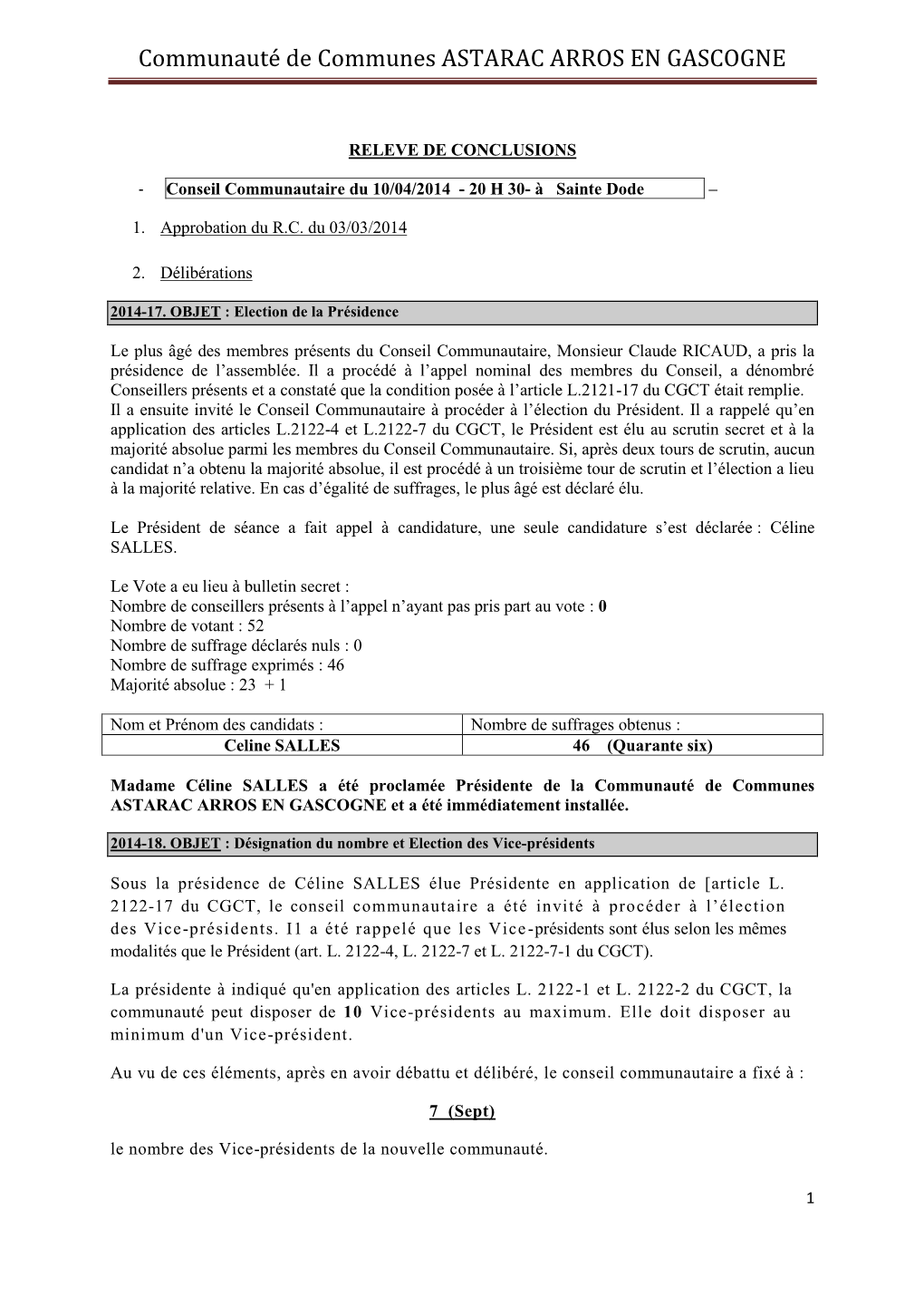 Communauté De Communes ASTARAC ARROS EN GASCOGNE