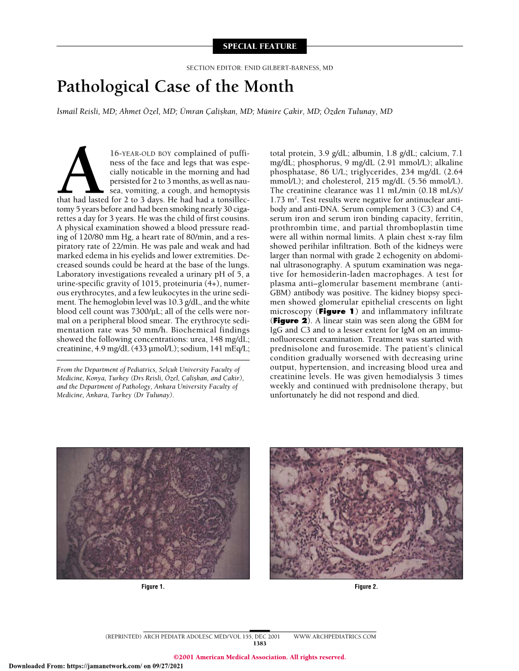 Pathological Case of the Month