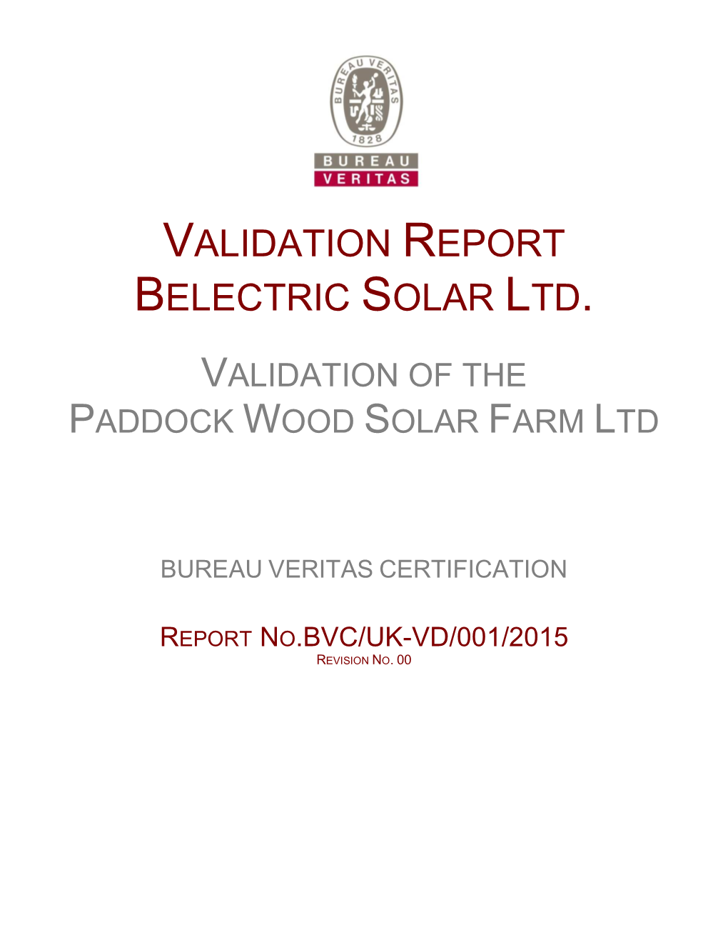 Paddock Wood Solar Farm Ltd
