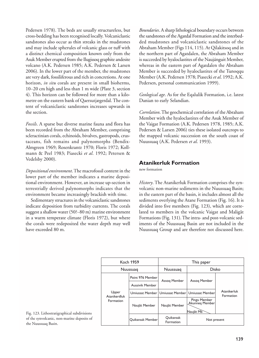 Atanikerluk Formation Depositional Environment