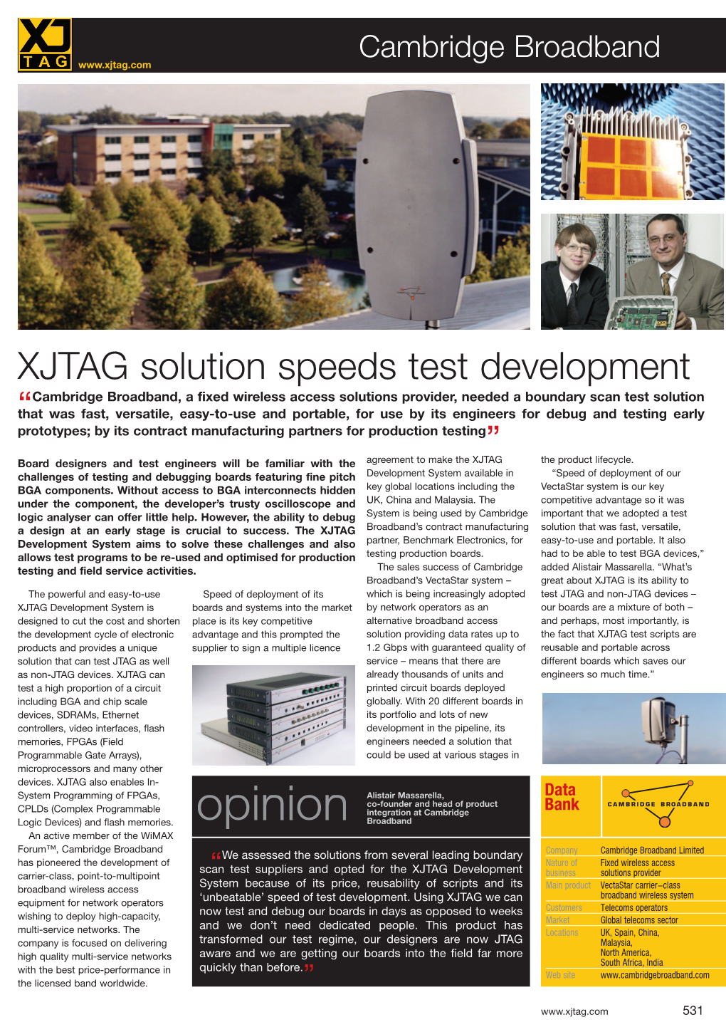 XJTAG Solution Speeds Test Development