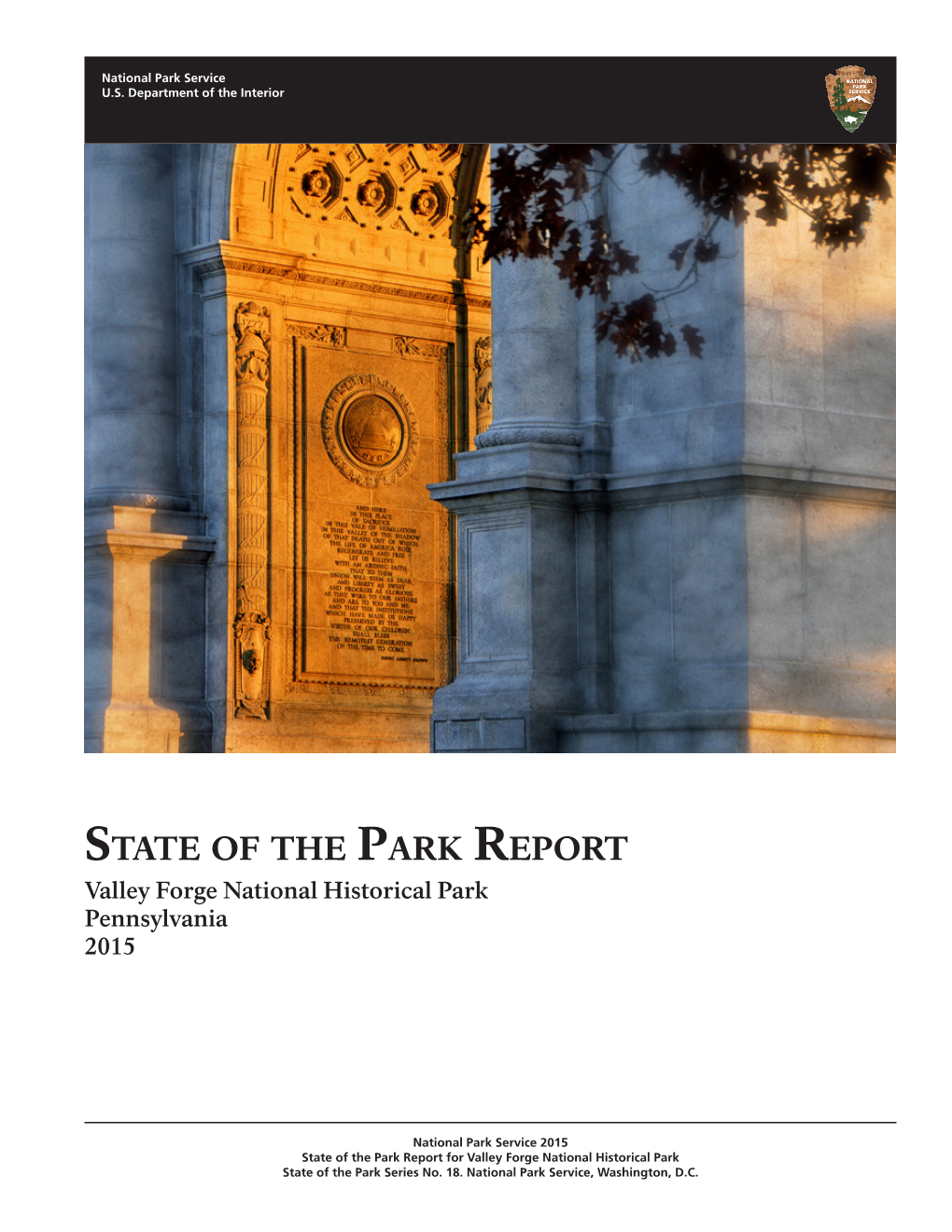 State of the Park Report: Valley Forge National Historical Park