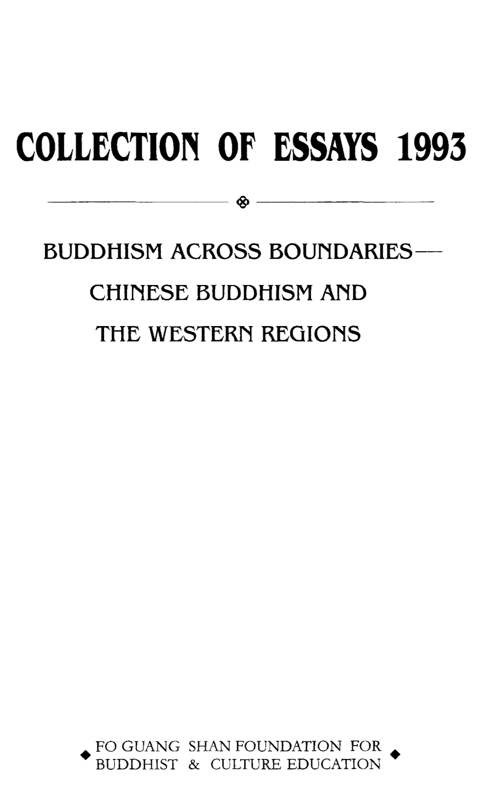 Buddhist Sanskrit Texts from Northern Turkestan and Their Relation to the Chinese Tripitaka 107 Paul Harrison and W