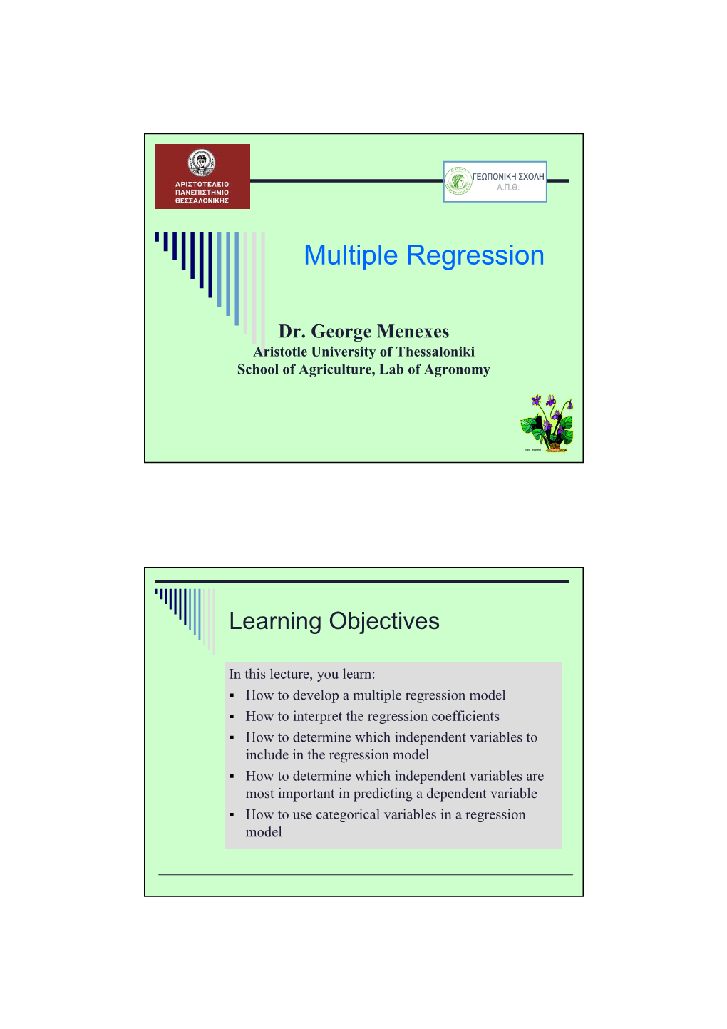 Multiple Regression