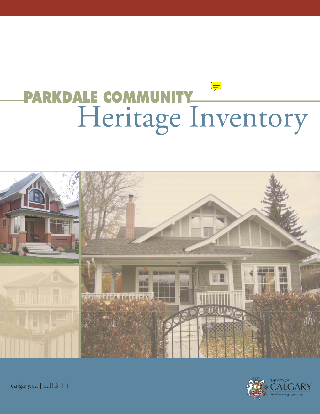 PARKDALE COMMUNITY Heritage Inventory