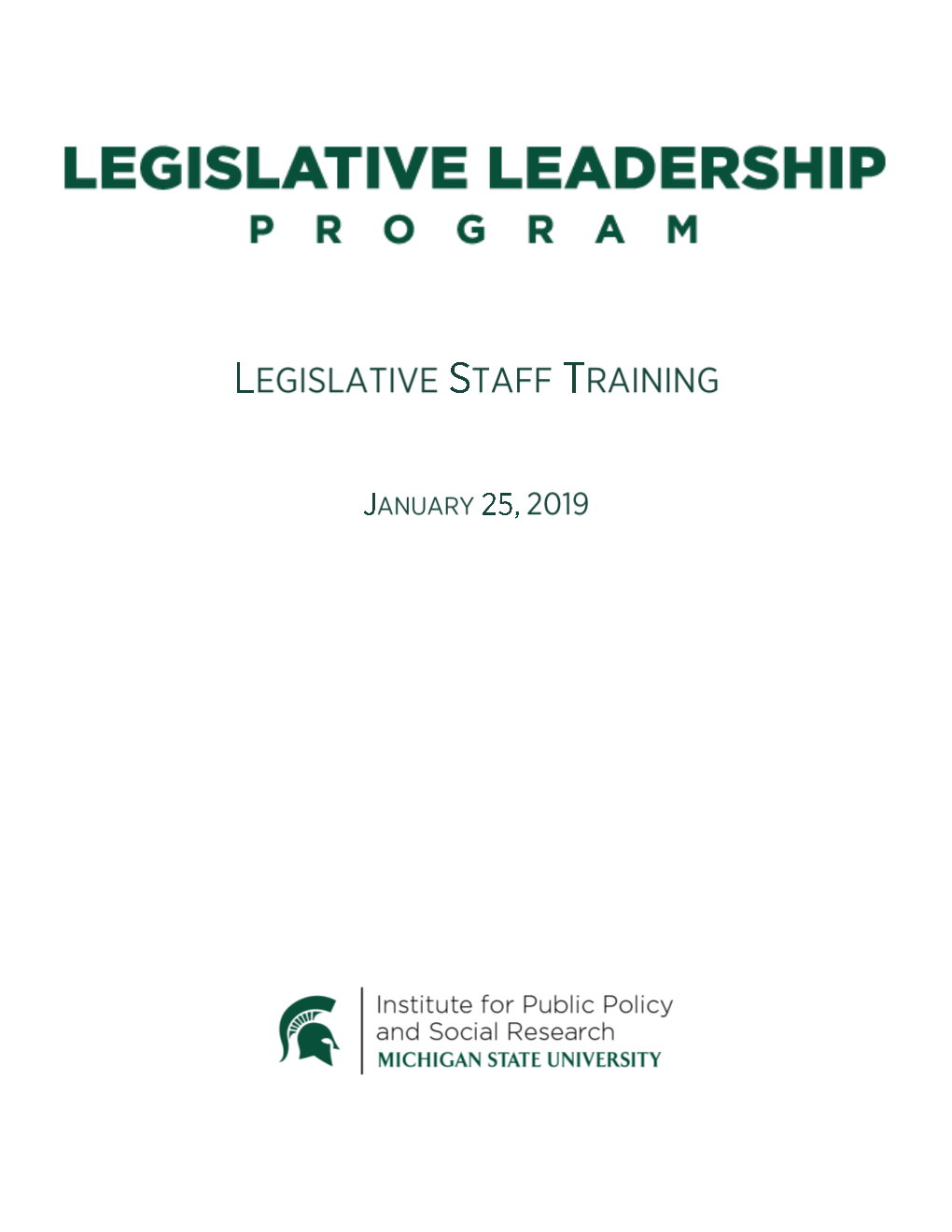 Legislative Staff Training Directory