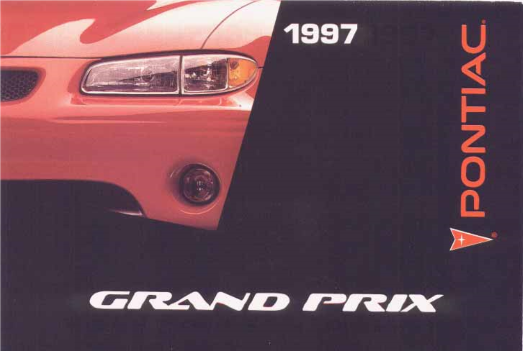 1997 Pontiac Grand Prixowner’S Manual