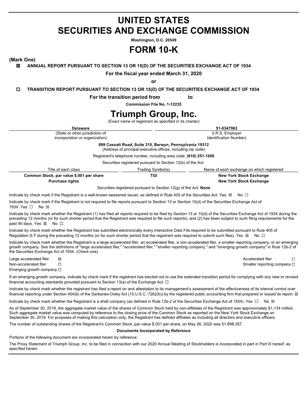 TRIUMPH GROUP INC (Form: 10-K, Received: 05/23/2019 17:31:55)