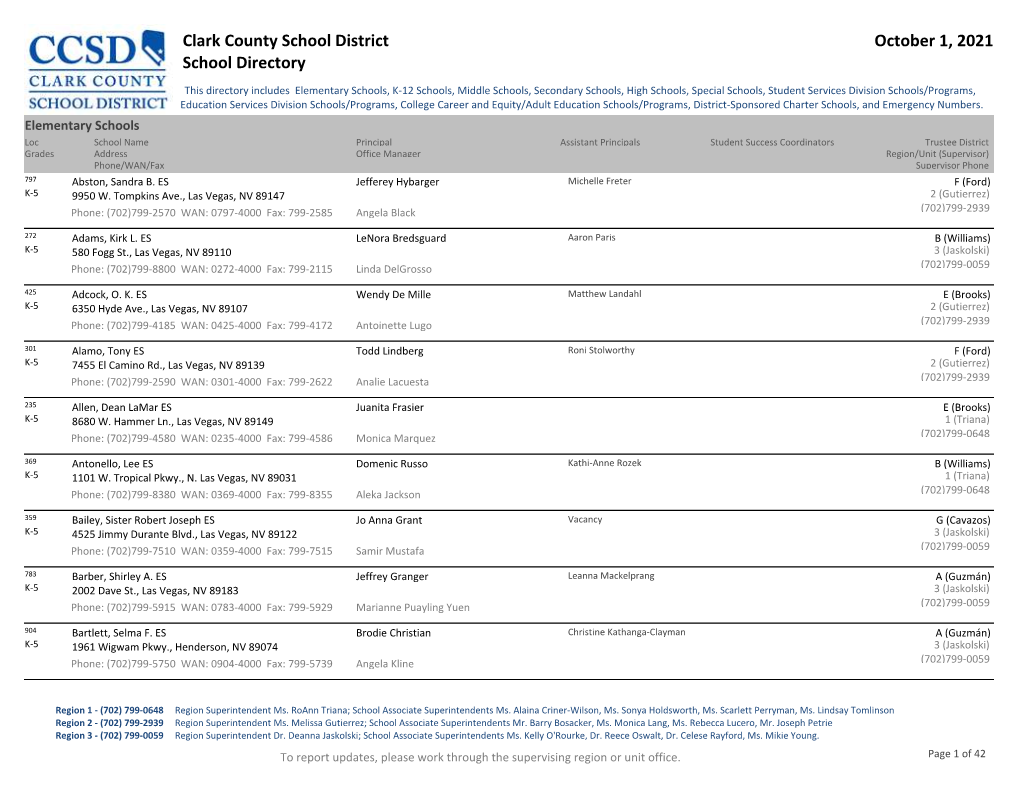 School Telephone Directory (PDF)