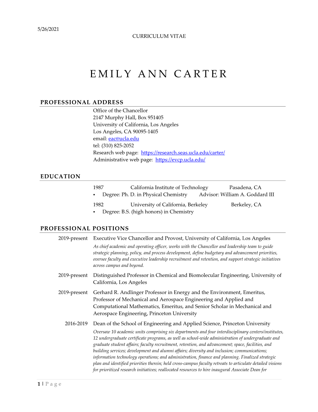 Emily A. Carter, “Potential-Functional Embedding Theory for Molecules and Materials,” J